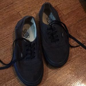 All Black Vans Classics
